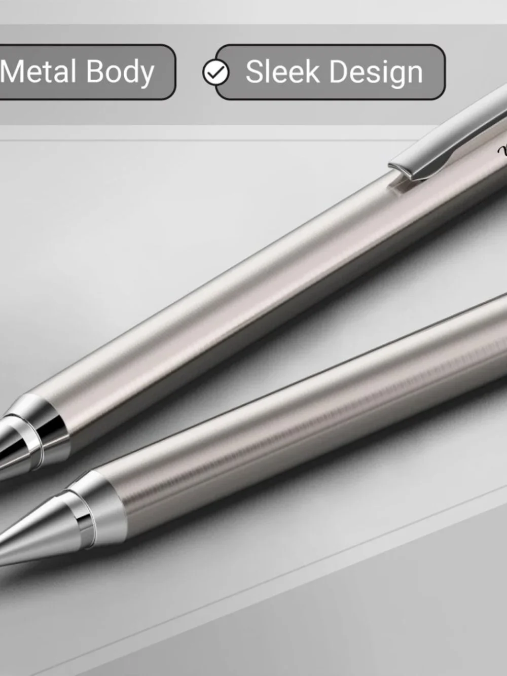 Mr. Pen- Metal Mechanical Pencil Set with Lead Refills & Erasers, 2 Pack | 0.9mm
